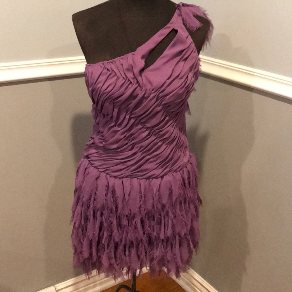 Bebe April one shoulder dress